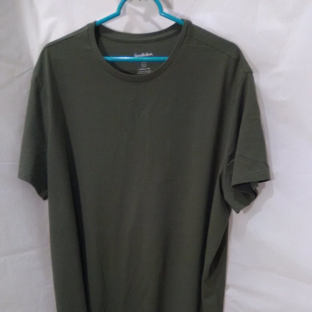Goodfellow & Co Short Sleeve Men's Shirt Color Olive Size XXL